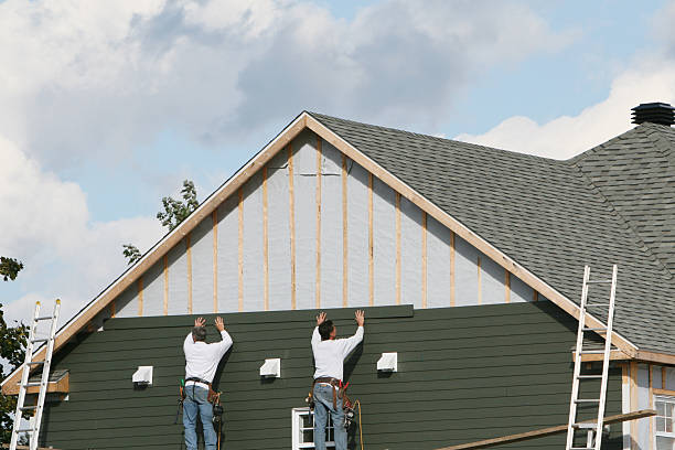 Professional Vinyl Siding technician working in Camden, NC